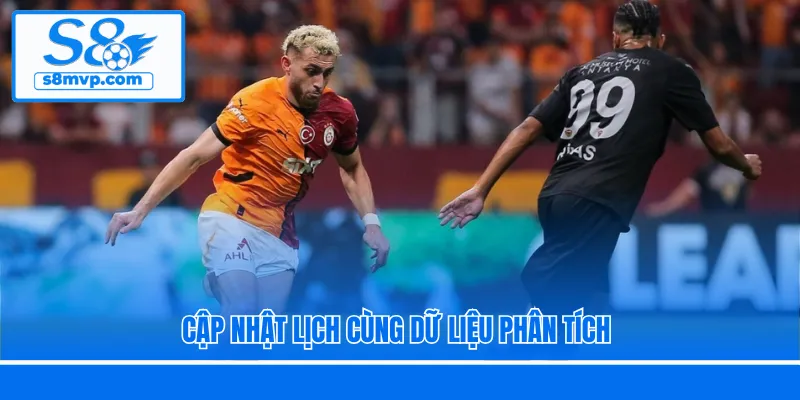 Cập nhật lịch cùng dữ liệu phân tích