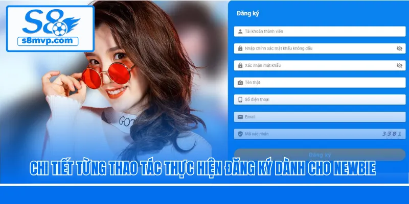 Chi tiết từng thao tác thực hiện đăng ký dành cho newbie