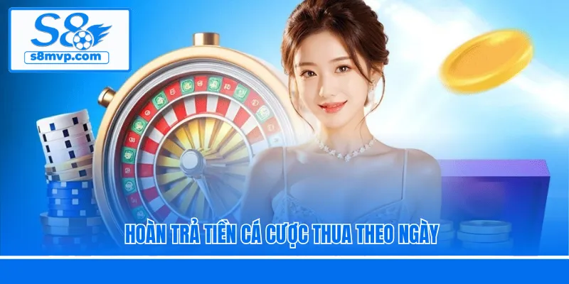 Hoàn trả tiền cá cược thua theo ngày