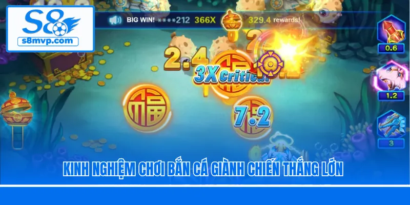 Kinh nghiệm chơi bắn cá giành chiến thắng lớn